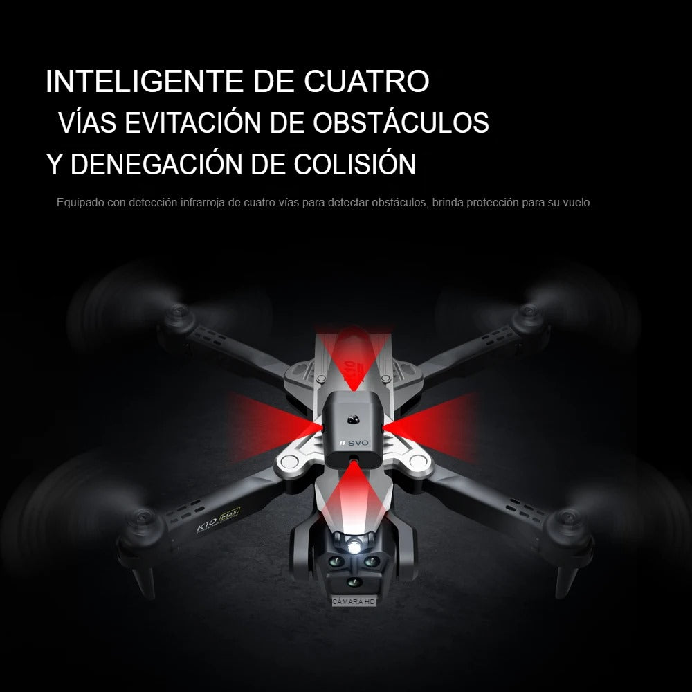 Drone K10 Max Wifi 2.4g 3 Cámaras 4k HD