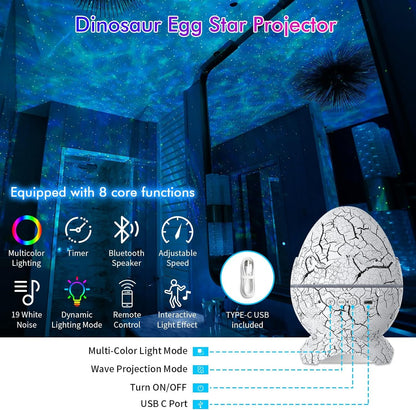 Proyector de Estrellas de Luz Huevo