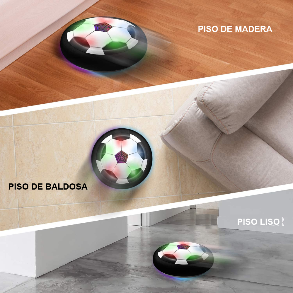 Balón Flotante Fútbol Hoverball LED Deslizante