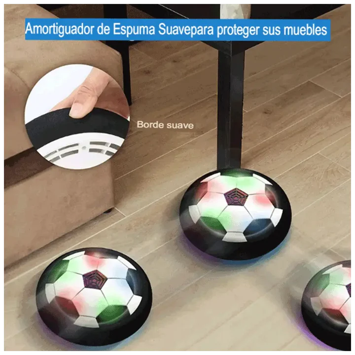 Balón Flotante Fútbol Hoverball LED Deslizante