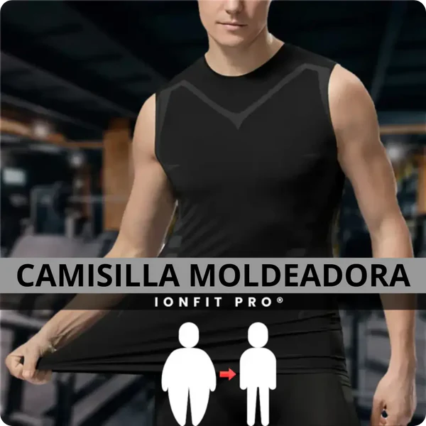 CAMISILLA MOLDEADORA IONFIT PRO®: REALZA TU FIGURA AL INSTANTE Y REDEFINE TU FUERZA